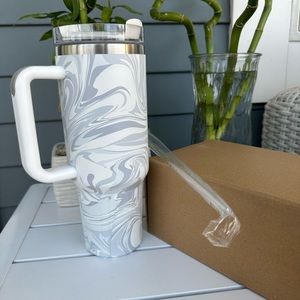 40 Oz Insulated Tumbler Cup in Polar Swirl